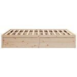 vidaXL Cadre de lit sans matelas 200x200 cm bois massif de pin