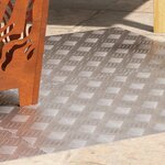 vidaXL Nez de marche Rectangulaire 4 Pièces Argenté 80 x 50 cm Aluminium