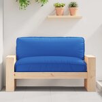 vidaXL Coussin de palette pour siège bleu royal 120x80x12 cm en tissu Oxford