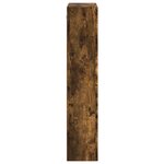 vidaXL Armoire suspendue Chêne fumé 59 x 20 x 100 cm Bois d'ingénierie