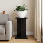 vidaXL Support de Plante Chêne noir 25 x 25 5 x 40 5 cm