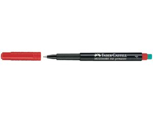 Marqueur permanent MULTIMARK  513 F  rouge FABER-CASTELL