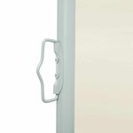 vidaXL Auvent latéral rétractable 160 x 500 cm Crème