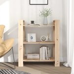 vidaXL Bibliothèque/Séparateur de pièce 80x35x91 cm Bois massif Pin