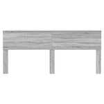 vidaXL Tête de lit Gris Sonoma 200 cm Bois d'ingénierie