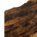vidaXL Tête de lit Chêne fumé 75 cm Bois d'ingénierie
