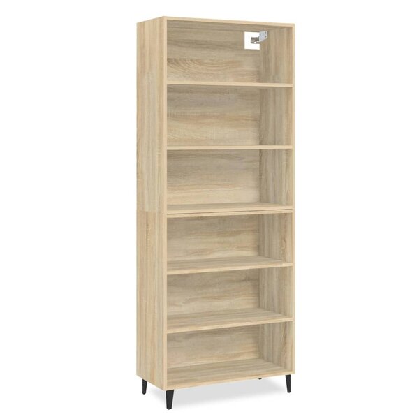 vidaXL Buffet haut Chêne sonoma Bois d'ingénierie