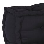 vidaXL Pouf modulaire anthracite 140x70x36 tissu