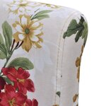 vidaXL Chaises à manger lot de 2 multicolore tissu