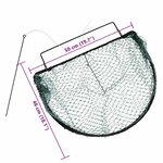 vidaXL Piège à oiseaux vert 50 cm acier