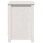 vidaXL Meuble TV Blanc 103x36 5x52 cm Bois de pin massif