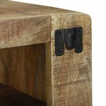 vidaXL Meuble TV Marron 60 x 32 x 36 cm Bois de manguier massif