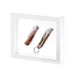 Cadre blanc Nimbus 230 pour objets de collections.