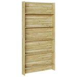 vidaXL Support de Plante Marron 90 x 15 x 180 cm Pin imprégné