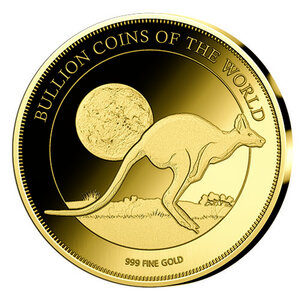 Monnaie KANGAROO Bullion Coins of the World 2020 1/500 Oz Or 3000 Francs Chad