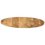 vidaXL Dessus de table Ø 90x3 8 cm rond bois de manguier massif
