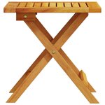 vidaXL Table d’appoint de jardin 40x40x40 cm bois d'acacia massif