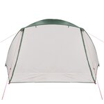 vidaXL Tente de camping avec porche 4 personnes vert imperméable