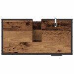 vidaXL Ensemble de mobilier de salle de bain 2 Pièces Bois ancien
