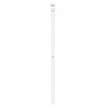 vidaXL Tête de lit métal blanc 140 cm