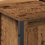 vidaXL Meuble de lavabo Vieux bois 60x35x50 cm en bois reconstitué