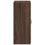 vidaXL Armoire de classement chêne marron bois d'ingénierie