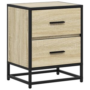 vidaXL Table de chevet chêne sonoma 40x31x50 cm bois d’ingénierie