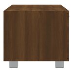 vidaXL Meuble TV Chêne marron 140x40 5x35 cm Bois d'ingénierie