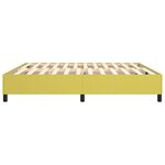 vidaXL Sommier à lattes de lit Vert 200x200 cm Tissu