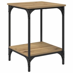 vidaXL Table basse Chêne artisanal 40 x 40 x 55 cm Bois d'ingénierie