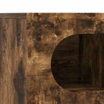 vidaXL Meuble TV Chêne fumé 60 x 35 x 40 cm Bois d'ingénierie