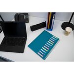 Trieur en Polypro 8 compartiments 3 rabats Noir EXACOMPTA