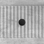 vidaXL Meuble TV Gris béton 102 x 34 5 x 50 cm Bois d'ingénierie