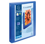 12 Classeurs 4 anneaux 30mm PP chromaline 10/10e Krea Cover - A4 maxi  couleurs aléatoires EXACOMPTA