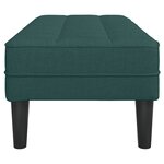 Banc vidaXL Vert Foncé 113x57x39 cm Tissu