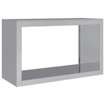 vidaXL Portant de bois de chauffage 100x40x60 cm acier galvanisé