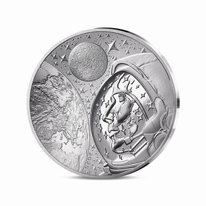 L'Odyssée Spatiale avec Thomas Pesquet  Monnaie de 10€ Argent BE