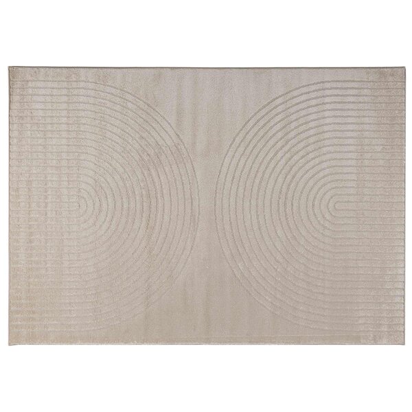 vidaXL Tapis de surface HUARTE Beige 200 x 140 cm Polyester