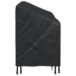 vidaXL Housse de banc de jardin Noir 165 x 70 x 65 / 94 cm Tissu 420D