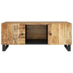 vidaXL Table basse 100x54x40cm bois de manguier solide et d'ingénierie