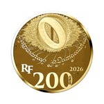 Le Seigneur des Anneaux Monnaie de 200€ Or Haut Relief