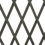 vidaXL Clôture en treillis de jardin Gris 180x100 cm Bois de sapin