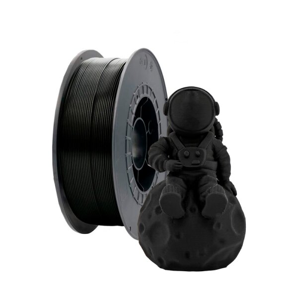 Filament PLA 3D - Diamètre 1 75 mm - Bobine 2 5 kg - Couleur Noir