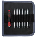 Wiha sac à tournevis de 11 pièces avec lames interchangeables system 4