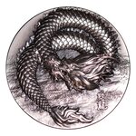 SCALED DRAGON 9 Dragons Series Spring Version 5 Once Argent Monnaie 18888 Francs Chad 2024