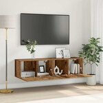 vidaXL Meuble TV 2 Pièces Multicolore 60 x 30 x 30 cm Bois d'ingénierie