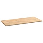 vidaXL Plan de travail de cuisine bois de chêne massif rectangulaire