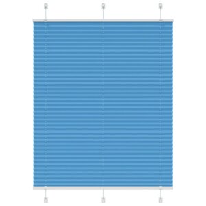 vidaXL Store plissé bleu 110x150 cm largeur du tissu 109 4cm polyester