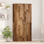 vidaXL Highboard Bois Vieilli 80x39x178 cm