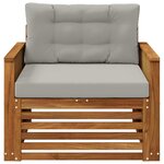 vidaXL Sofa de milieu extérieur Naturel